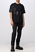 Чёрная футболка Burberry Stifford graphic-print