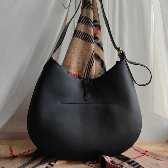 Кожаная сумка-хобо Ralph Lauren 37x27 см