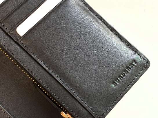 Кожаный бумажник Burberry Premium 19x10x2.5 см