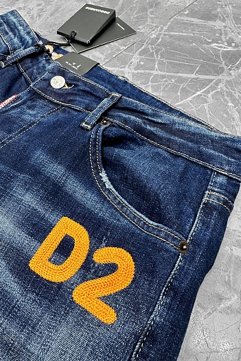 Мужские джинсовые шорты Dsquared2   