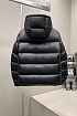 Мужской пуховик Prada logo-plaque - Black