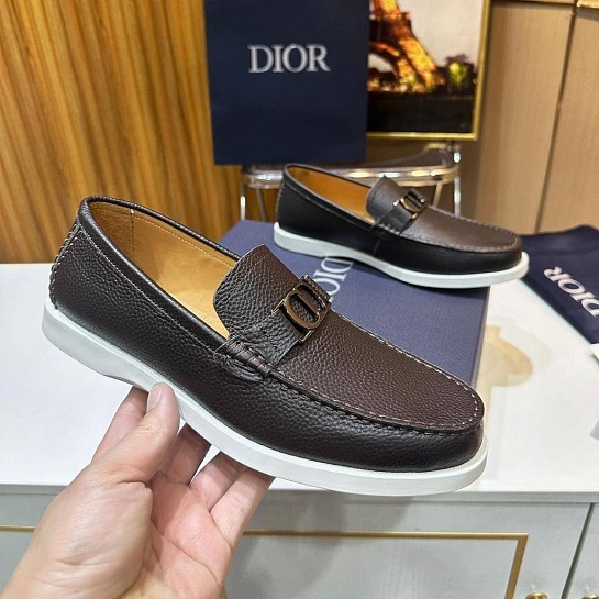 Мужские кожаные лоферы Dior