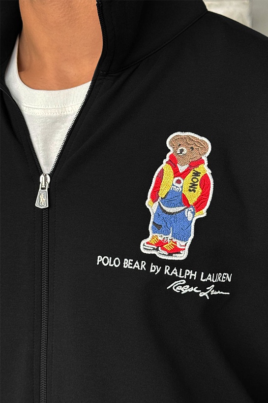 Чёрный спортивный костюм Polo Ralph Lauren "Bear"