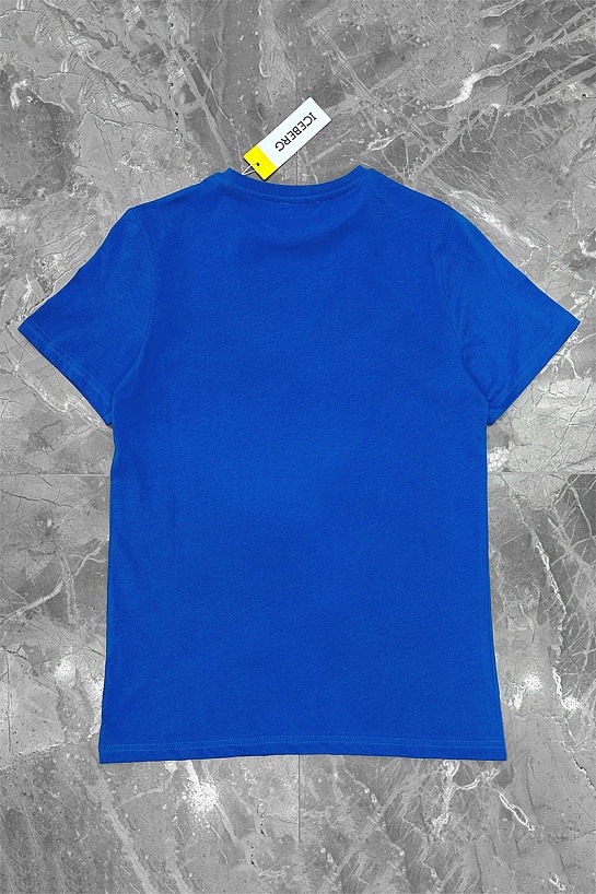 Синяя футболка Iceberg Mickey Mouse