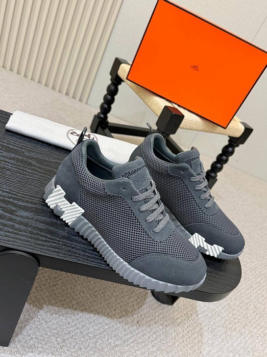 Мужские серые кроссовки Hermes Bouncing