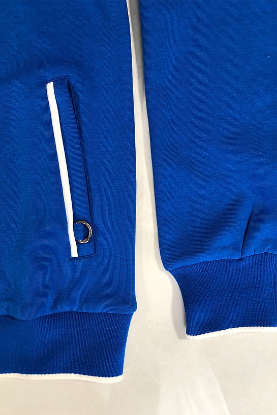 Классическая мужская кофта Zilli синего цвета