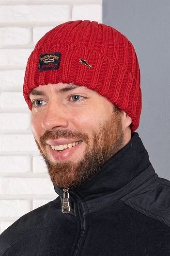 Шапка Paul & Shark logo-badge - Red   