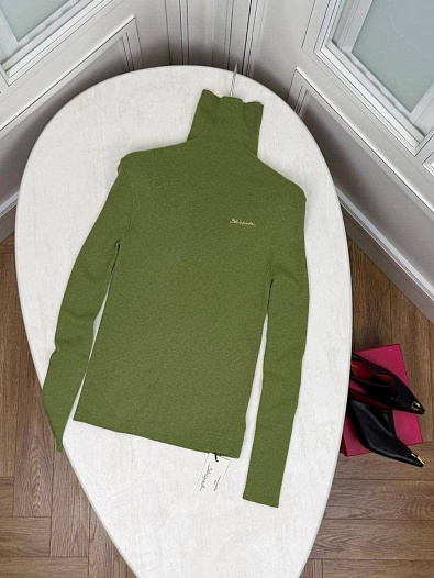 Женская водолазка Schiaparelli premium - Green   