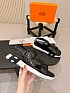 Мужские кожаные шлёпанцы Hermes Electric