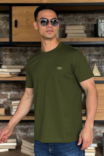 Мужская футболка Dolce & Gabbana Premium - Military Green   
