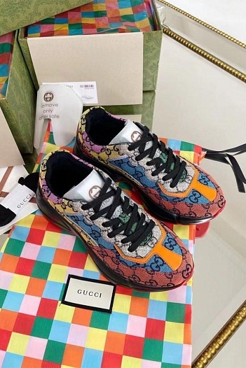 Женские кроссовки Gucci GG Rhyton - Mix   