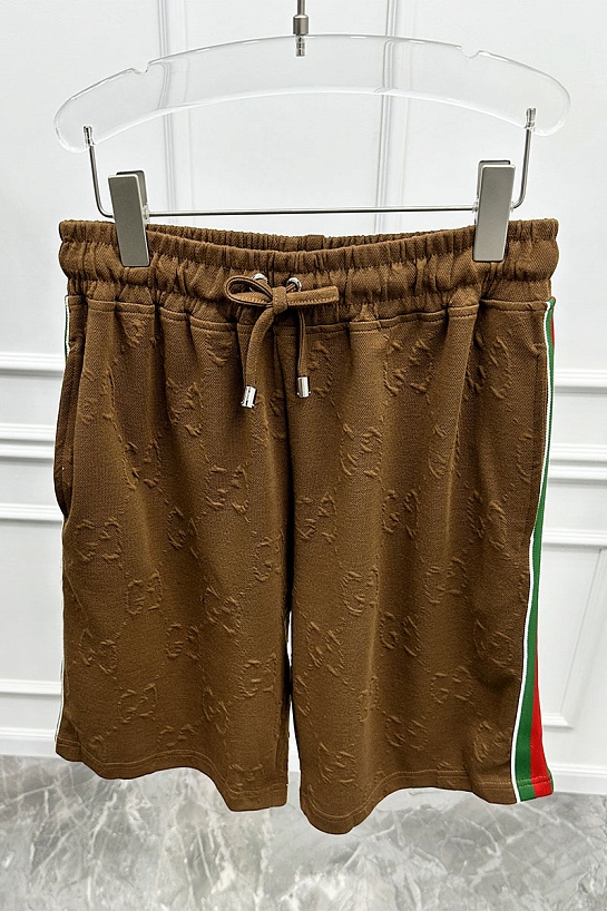 Мужские шорты Gucci GG Monogram - Brown