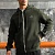 Утеплённая кофта на флисе Armani Exchange - Green
