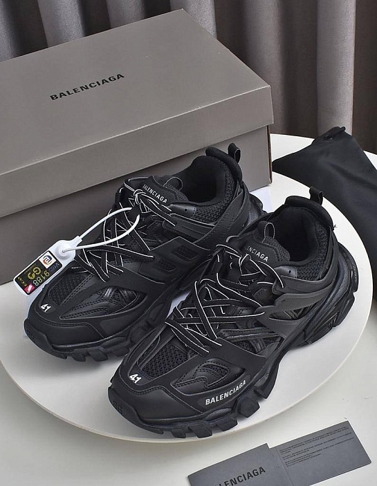 Мужские кроссовки Balenciaga Track Premium - Black