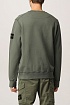 Мужской свитшот зелёного цвета Stone Island Compass-patch