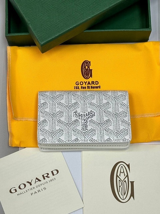 Кошелёк Goyard Malesherbes Premium 10.2x7x1.5 см - White