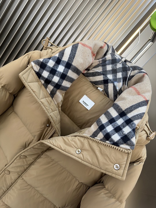 Мужской пуховик Burberry Halsby - Beige