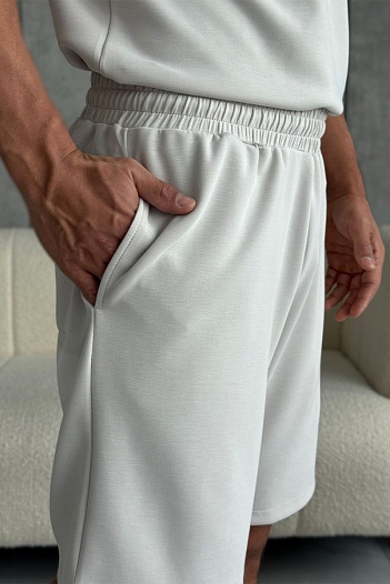 Мужские серые шорты Loro Piana   