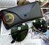 Солнцезащитные очки Ray-Ban Aviator Large Metal - Green