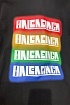 Чёрная оверсайз футболка Balenciaga logo print