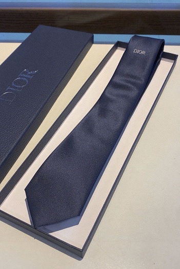 Галстук Dior logo-embroidered premium - Navy   