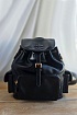 Кожаный рюкзак MIU MIU 30x25 см - Black