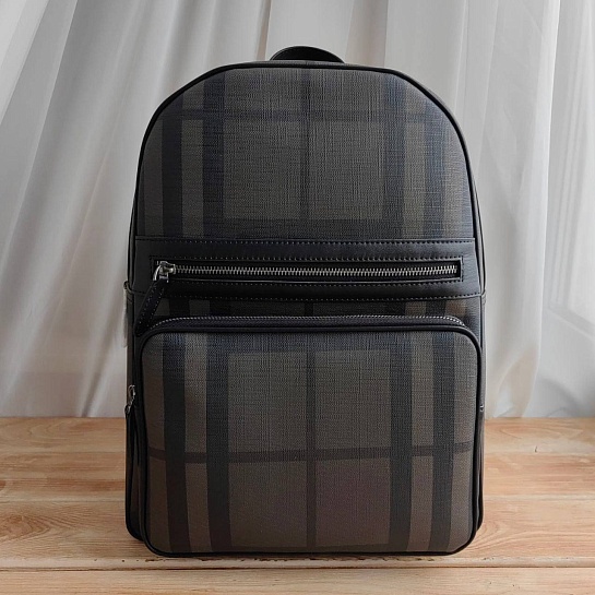 Кожаный рюкзак Burberry London Check 39х28x9 см