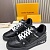 Кожаные кроссовки Louis Vuitton Trainer Monogram - Black