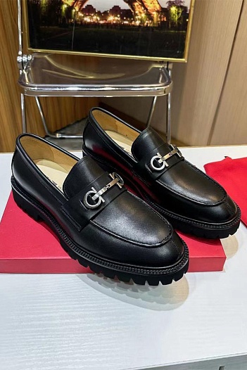 Мужские кожаные лоферы Salvatore Ferragamo   