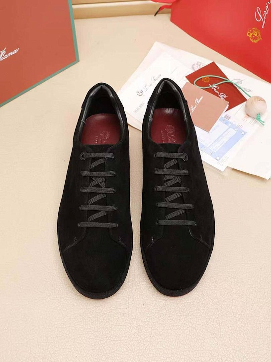 Мужские замшевые кроссовки Loro Piana