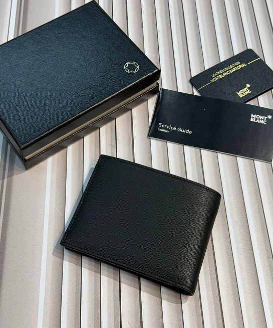 Кожаный кошелёк Montblanc Meistertuck Sartorial premium 11.5x9 см