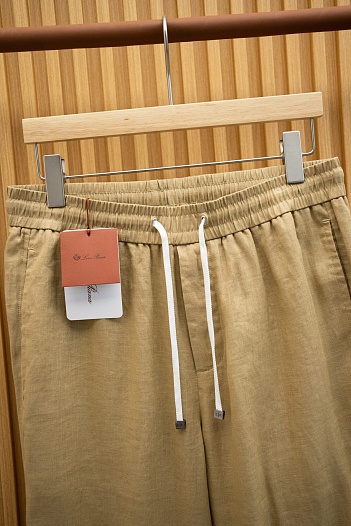Мужские льняные штаны Loro Piana Premium   