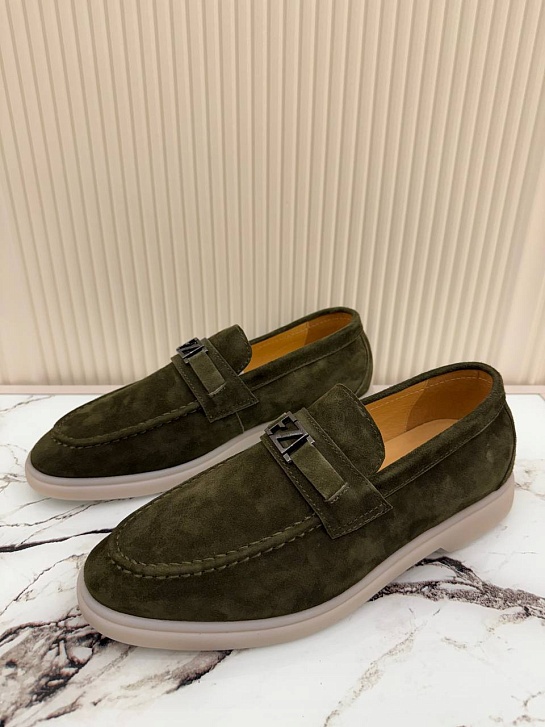 Мужские замшевые лоферы Ermenegildo Zegna