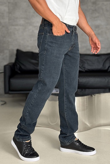 Мужские тёмно-синие джинсы Emporio Armani   