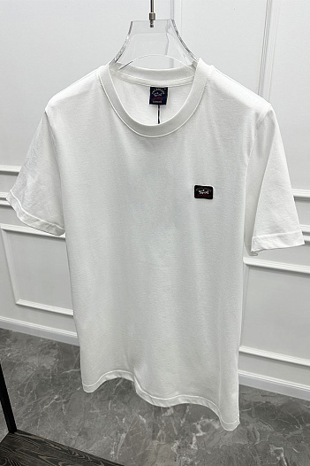 Футболка белого цвета Paul & Shark logo-patch   