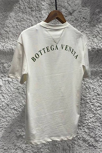 Белая оверсайз футболка Bottega Veneta   