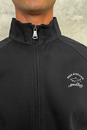 Чёрный спортивный костюм Paul & Shark   