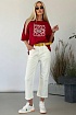 Белые женские джинсы Loewe premium
