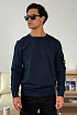 Тёмно-синий свитшот Stone Island compass-patch crewneck