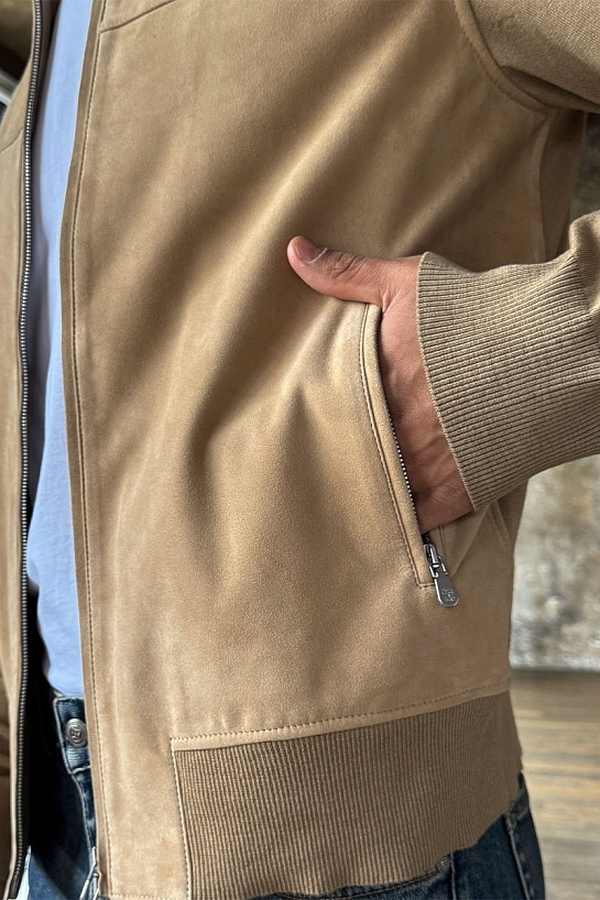 Куртка бежевого цвета Brunello Cucinelli Premium