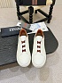 Кожаные кроссовки Ermenegildo Zegna Triple Stitch - White