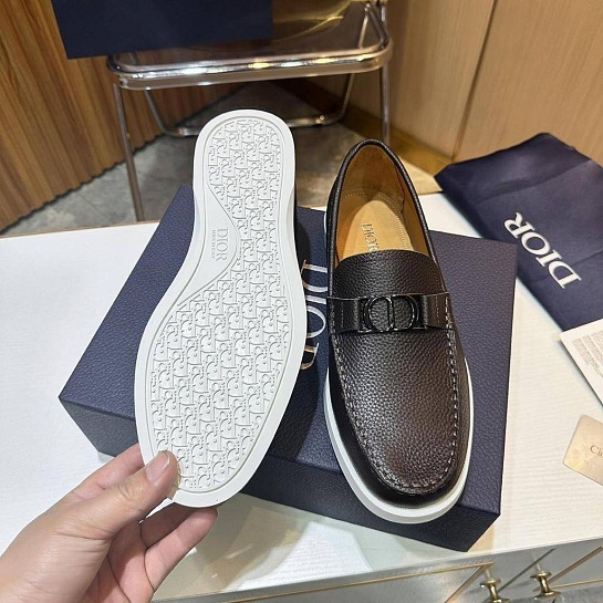 Мужские кожаные лоферы Dior