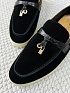 Женские лоферы Loro Piana Summer Charms Walk premium - Black
