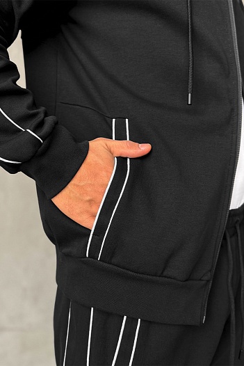 Чёрный спортивный костюм Hugo Boss   