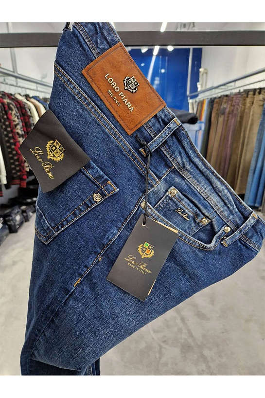 Синие джинсы Loro Piana