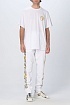 Мужская белая футболка Versace Jeans Couture V-emblem
