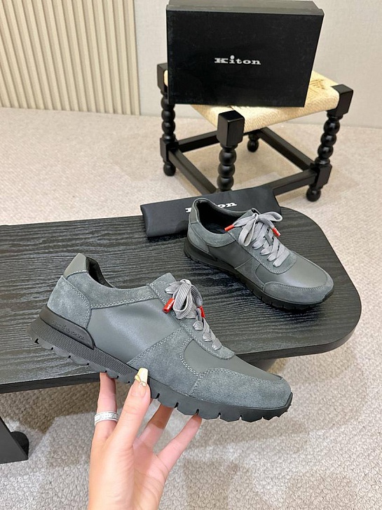 Мужские комбинированные кроссовки Kiton