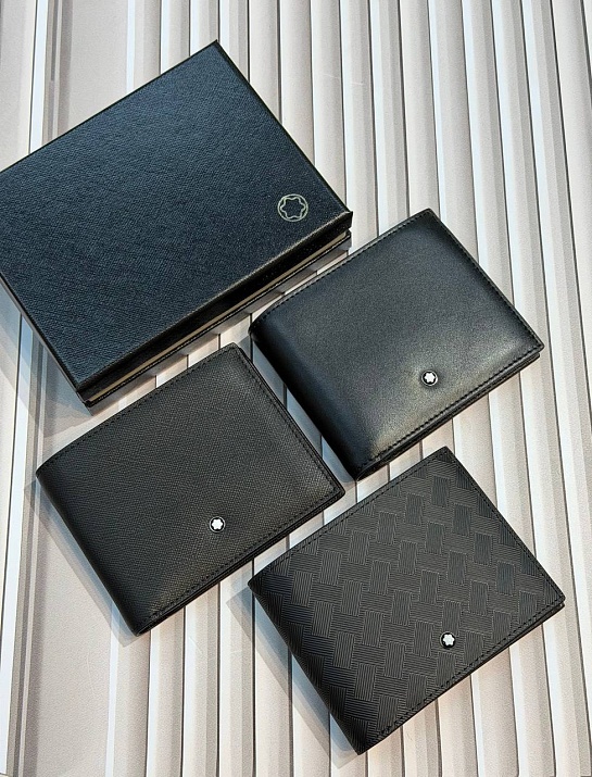 Кожаный кошелёк Montblanc Meistertuck Sartorial premium 11.5x9 см
