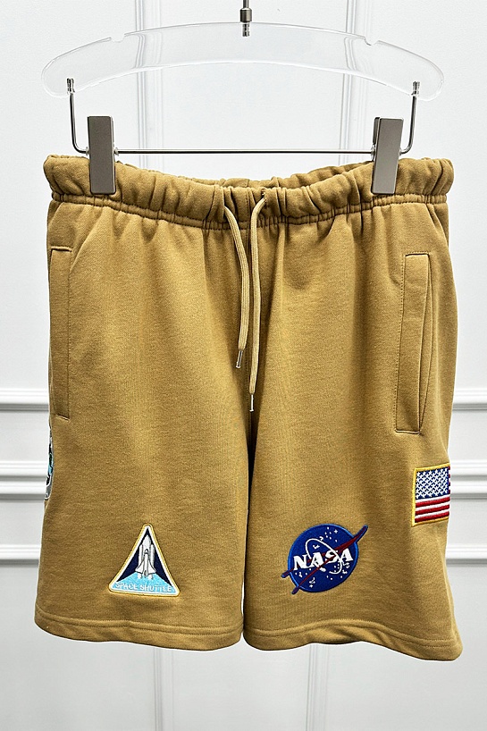Мужские бежевые шорты Balenciaga x Nasa Apollo