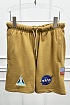 Мужские бежевые шорты Balenciaga x Nasa Apollo